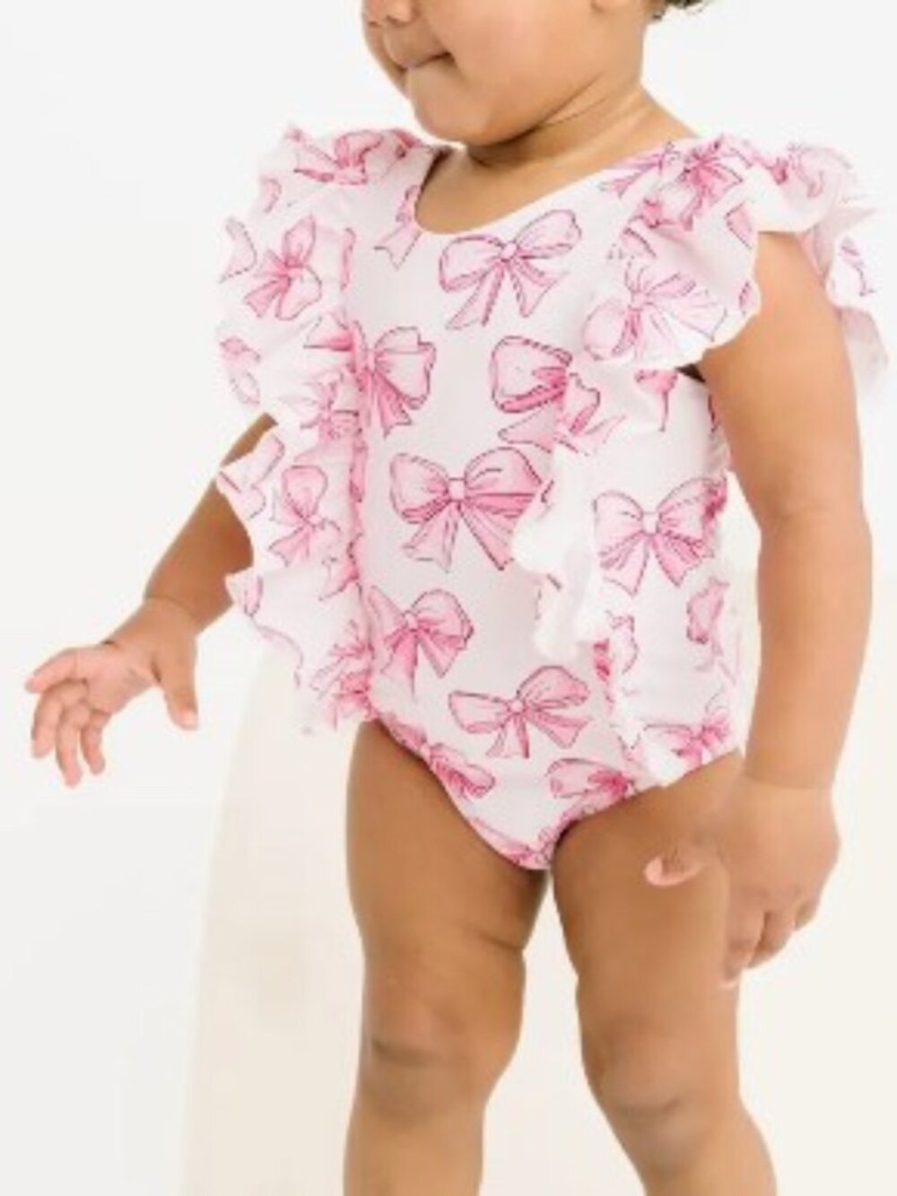 Pretty in Pink Ruffle Swimsuit